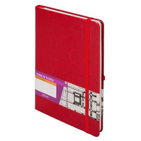 Notes Antra Formalizm A5/96/80g kratka, Czerwony